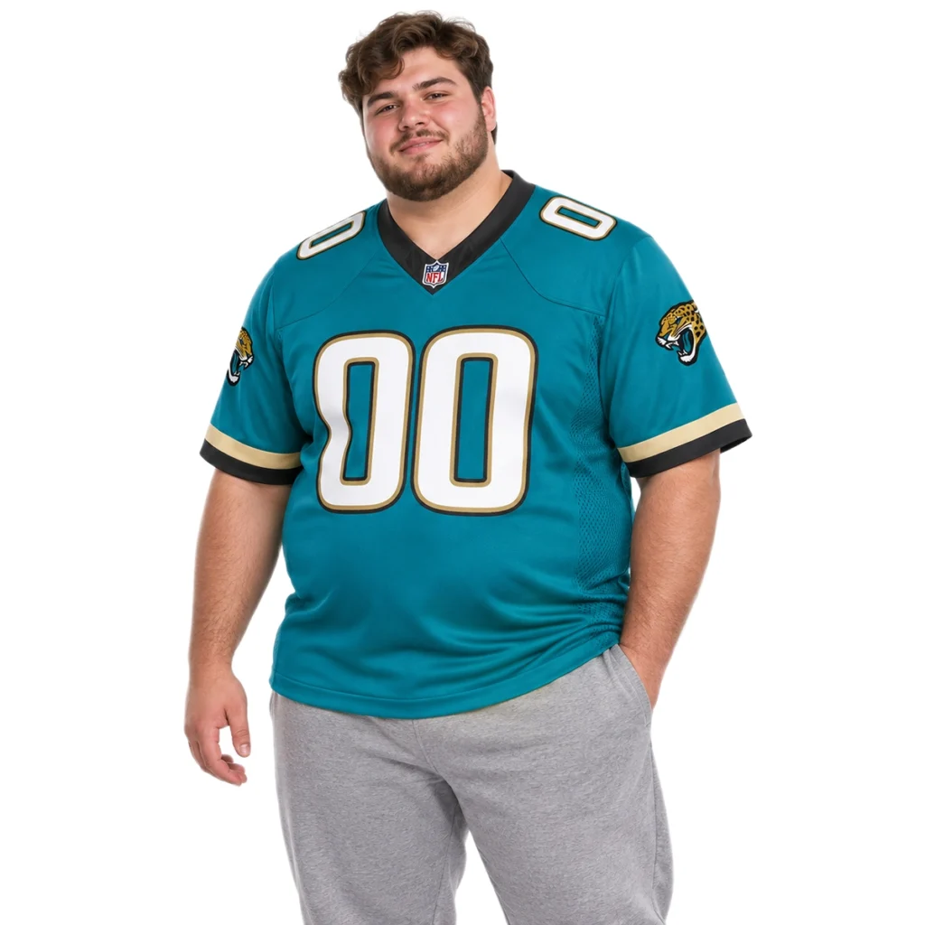Jacksonville Jaguars Teal Alternate Jersey – Custom Elite Fan Look