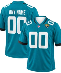 Jacksonville Jaguars Teal Home Jersey – Custom Football Fan Edition