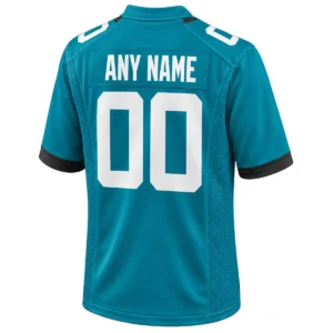 Jacksonville Jaguars Teal Home Jersey – Custom Football Fan Edition