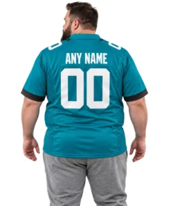Jacksonville Jaguars Teal Home Jersey – Custom Football Fan Edition