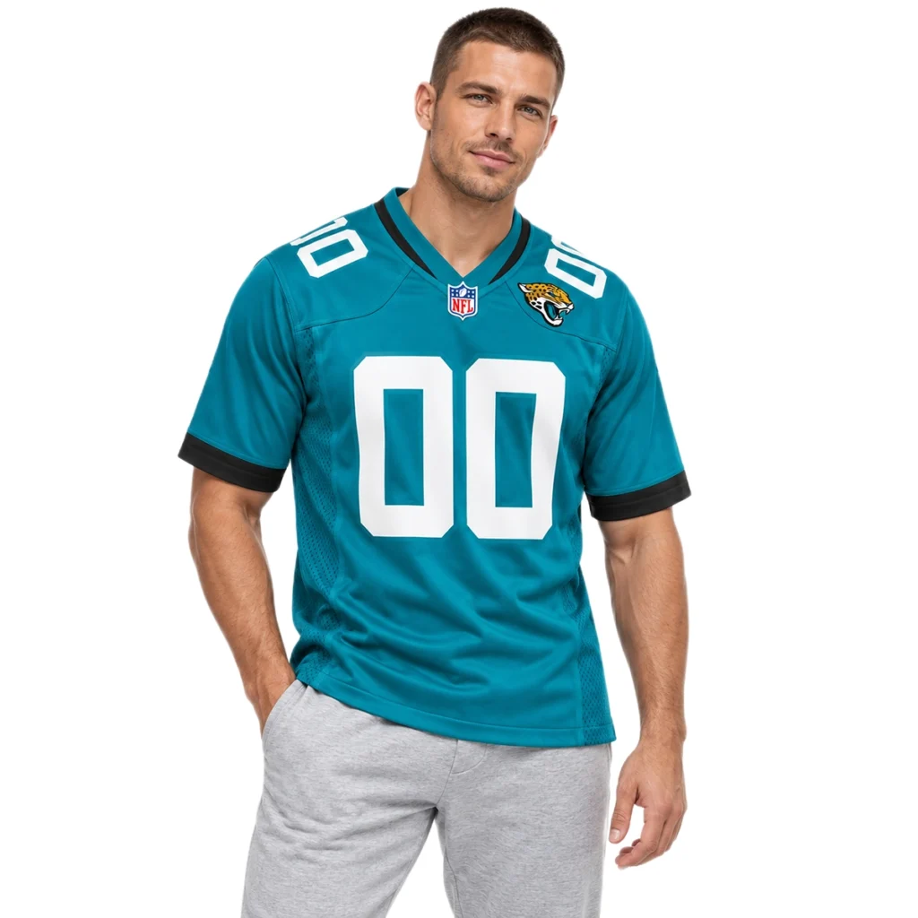 Jacksonville Jaguars Teal Home Jersey – Custom Football Fan Edition