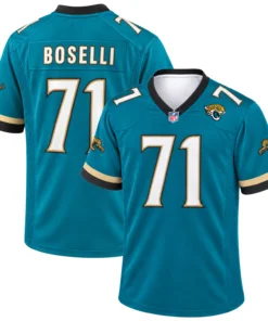 Jacksonville Jaguars Tony Boselli Teal Jersey – Legendary Player Edition