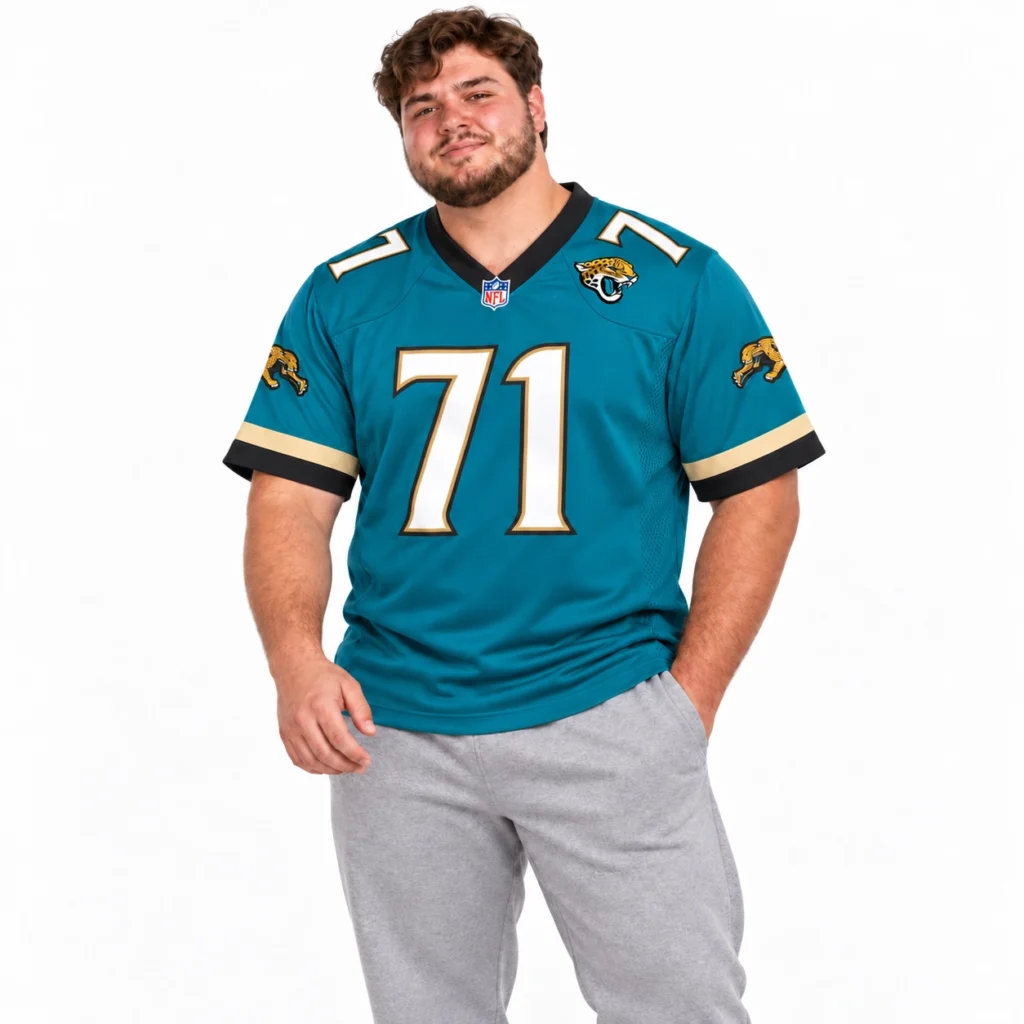 Jacksonville Jaguars Tony Boselli Teal Jersey – Legendary Player Edition