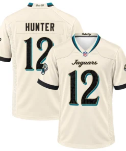 Jacksonville Jaguars Travis Hunter Natural Jersey – Bold 2026 Rivalries Look