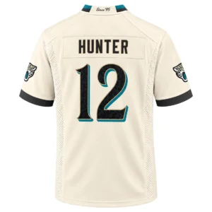 Jacksonville Jaguars Travis Hunter Natural Jersey – Bold 2026 Rivalries Look