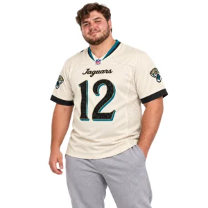 Jacksonville Jaguars Travis Hunter Natural Jersey – Bold 2026 Rivalries Look