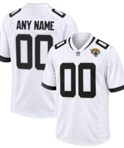 Jacksonville Jaguars White Custom Jersey – Bold Football Fan Look