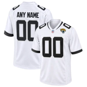 Jacksonville Jaguars White Custom Jersey – Bold Football Fan Look