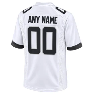 Jacksonville Jaguars White Custom Jersey – Bold Football Fan Look
