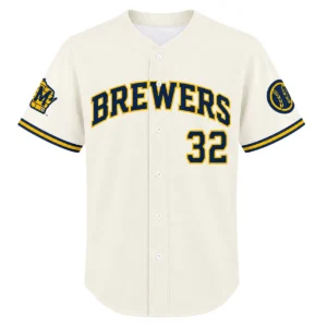 Jacob Misiorowski Brewers Home Jersey 2026 Dynamic MLB Apparel