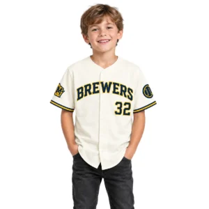 Jacob Misiorowski Brewers Home Jersey 2026 Dynamic MLB Apparel