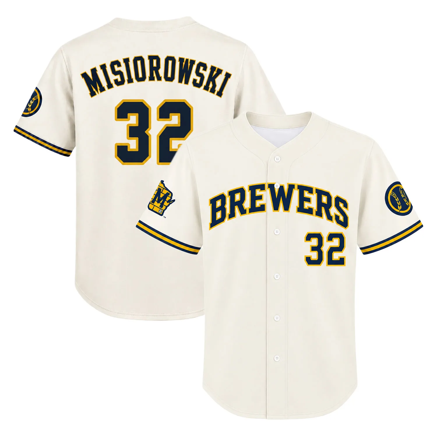Jacob Misiorowski Brewers Home Jersey 2026 Dynamic MLB Apparel