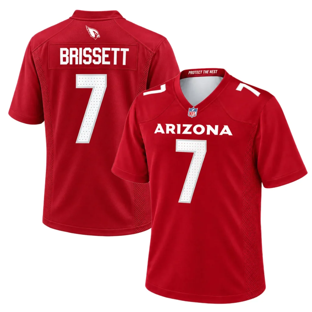 Jacoby Brissett Cardinals Red Jersey 2026 Elite NFL Game day