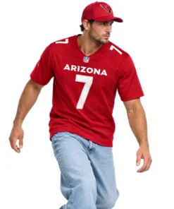 Jacoby Brissett Cardinals Red Jersey 2026 Elite NFL Game day