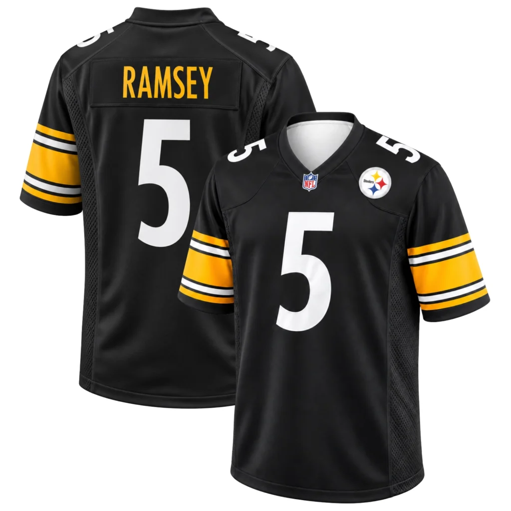 Jalen Ramsey Pittsburgh Steelers Black Jersey – Team Pride