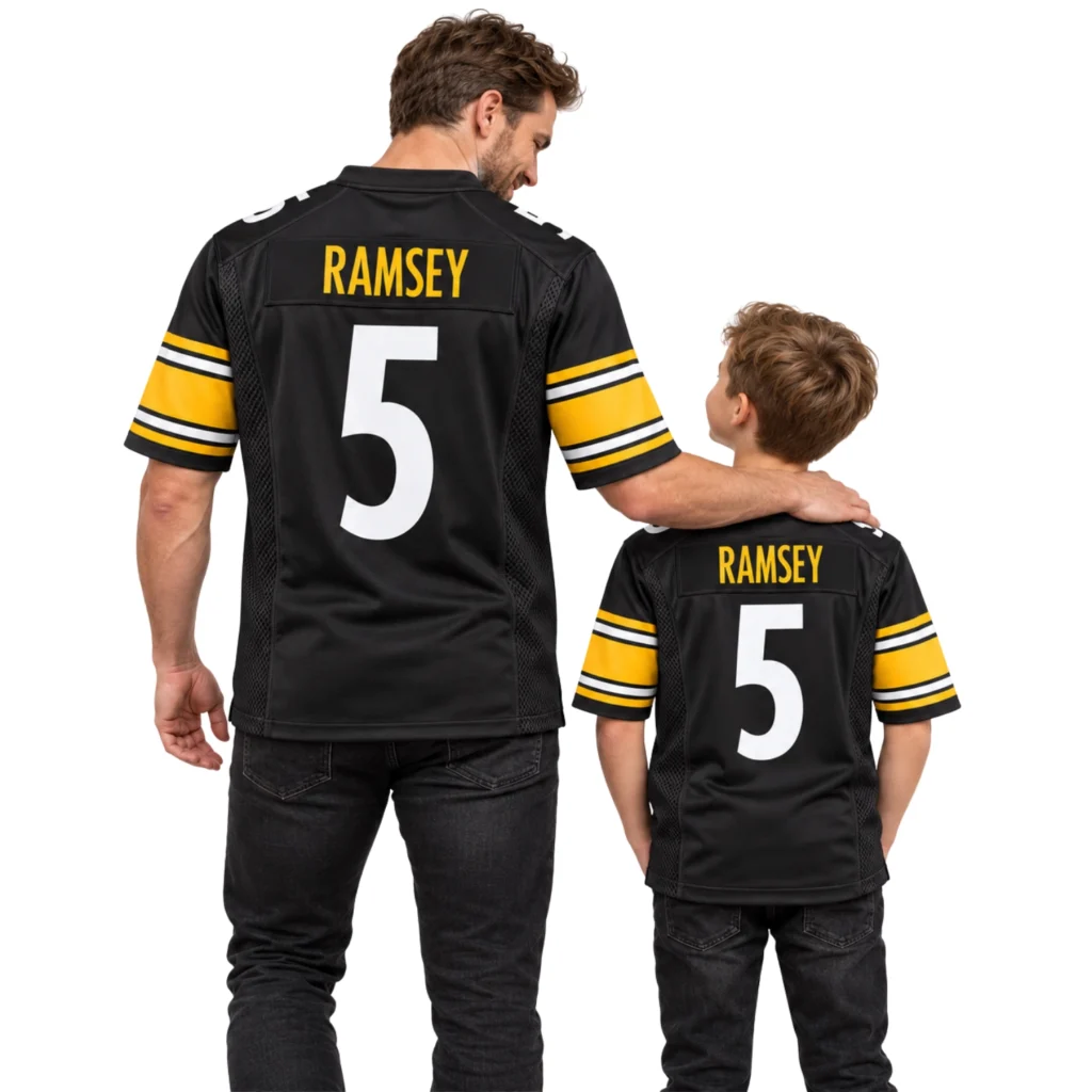Jalen Ramsey Pittsburgh Steelers Black Jersey – Team Pride