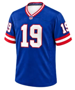 Jameis Winston Giants Blue Jersey 2026 Bold Nam & Number