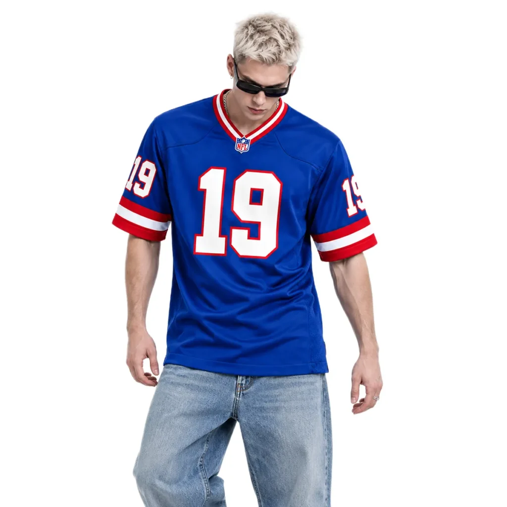 Jameis Winston Giants Blue Jersey 2026 Bold Name & Number