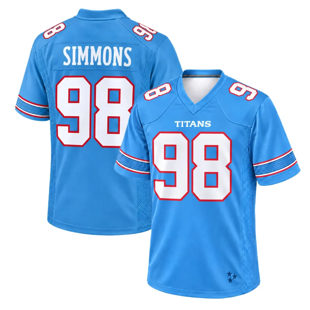 Jeffery Simmons Titans Home Jersey 2026 Limited Style