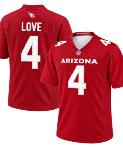 Jeremiyah Love Arizona Cardinals Jersey Bold NFL Apparel