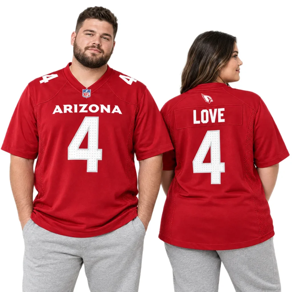 Jeremiyah Love Arizona Cardinals Jersey Bold NFL Apparel