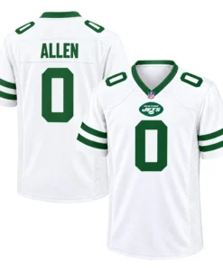Jets Braelon Allen White Jersey 2026 Outstanding Style