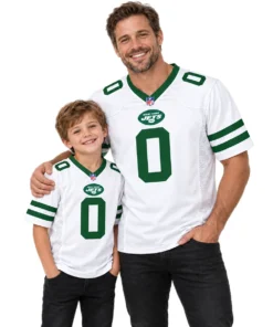 Jets Braelon Allen White Jersey 2026 Outstanding Style