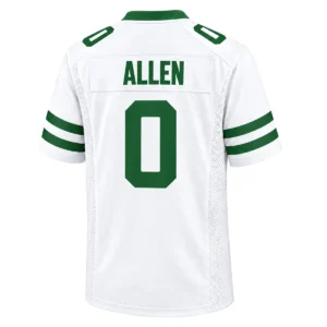 Jets Braelon Allen White Jersey 2026 Outstanding Style