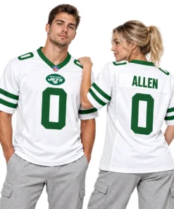 Jets Braelon Allen White Jersey 2026 Outstanding Style