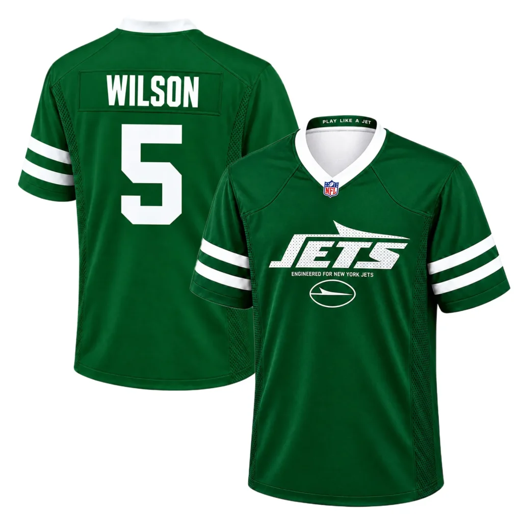 Jets Garrett Wilson Green Jersey 2026 Unique Fan Gear