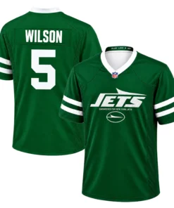 Jets Garrett Wilson Green Jersey 2026 Unique Fan Gear