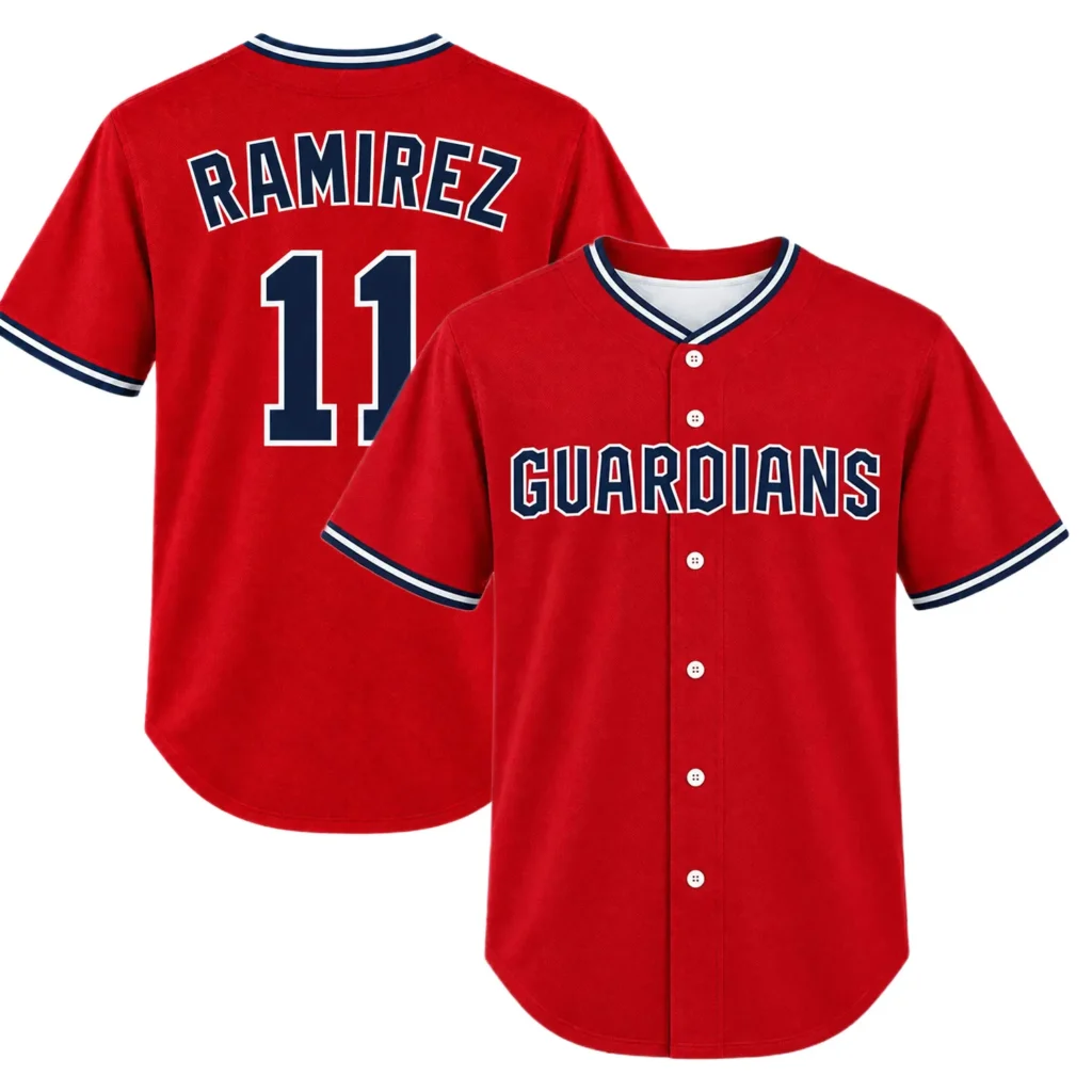 Jose Ramirez Red Guardians 2026 Jersey Epic Fan Style