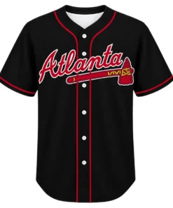 Kid's Atlanta Braves Ronald Acuna Jr. Jersey Bold Black apparel