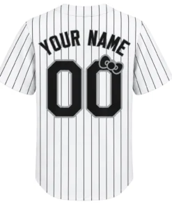 Kids Hello Kitty White Sox Jersey Charming Pinstripe Custom