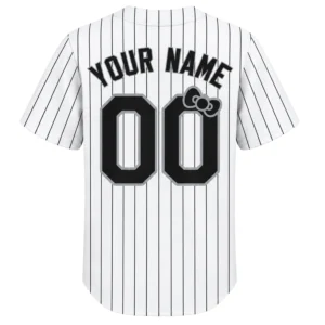Kids Hello Kitty White Sox Jersey Charming Pinstripe Custom