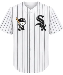 Kids Hello Kitty White Sox Jersey Charming Pinstripe Custom