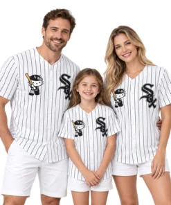 Kids Hello Kitty White Sox Jersey Charming Pinstripe Custom
