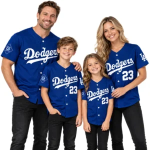 Kid's Kyle Tucker Dodgers Blue Jersey 2026 Signature Print Bold