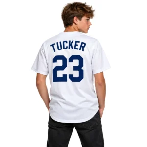 Kyle Tucker Dodgers White Jersey 2026 Vibrant Style