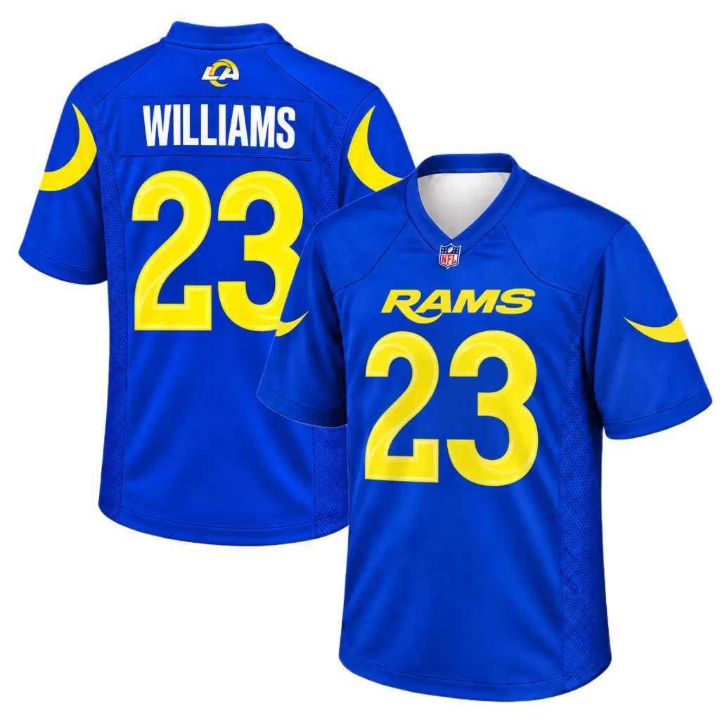Kyren Williams Rams jersey 2026 Bold NFL Game Day Home Style