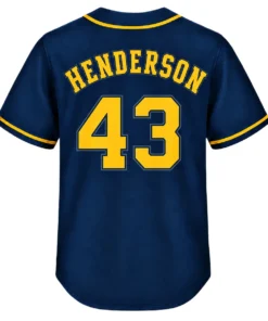 Logan Henderson Brewers Navy Jersey 2026 Bold Fan Apparel
