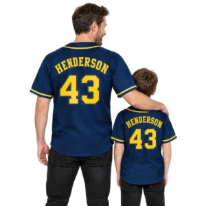Logan Henderson Brewers Navy Jersey 2026 Bold Fan Apparel