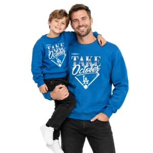 Los Angeles Dodgers 2026 Blue Champions Sweatshirt – Epic Division Series Distressed Locker Room Take October