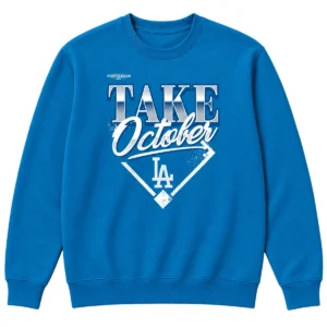 Los Angeles Dodgers 2026 Blue Champions Sweatshirt – Epic Division Series Distressed Locker Room Take October