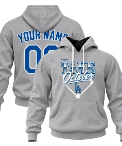 Los Angeles Dodgers 2026 Champions Custom Hoodie – Bold Locker Room Take October Division Series Distressed