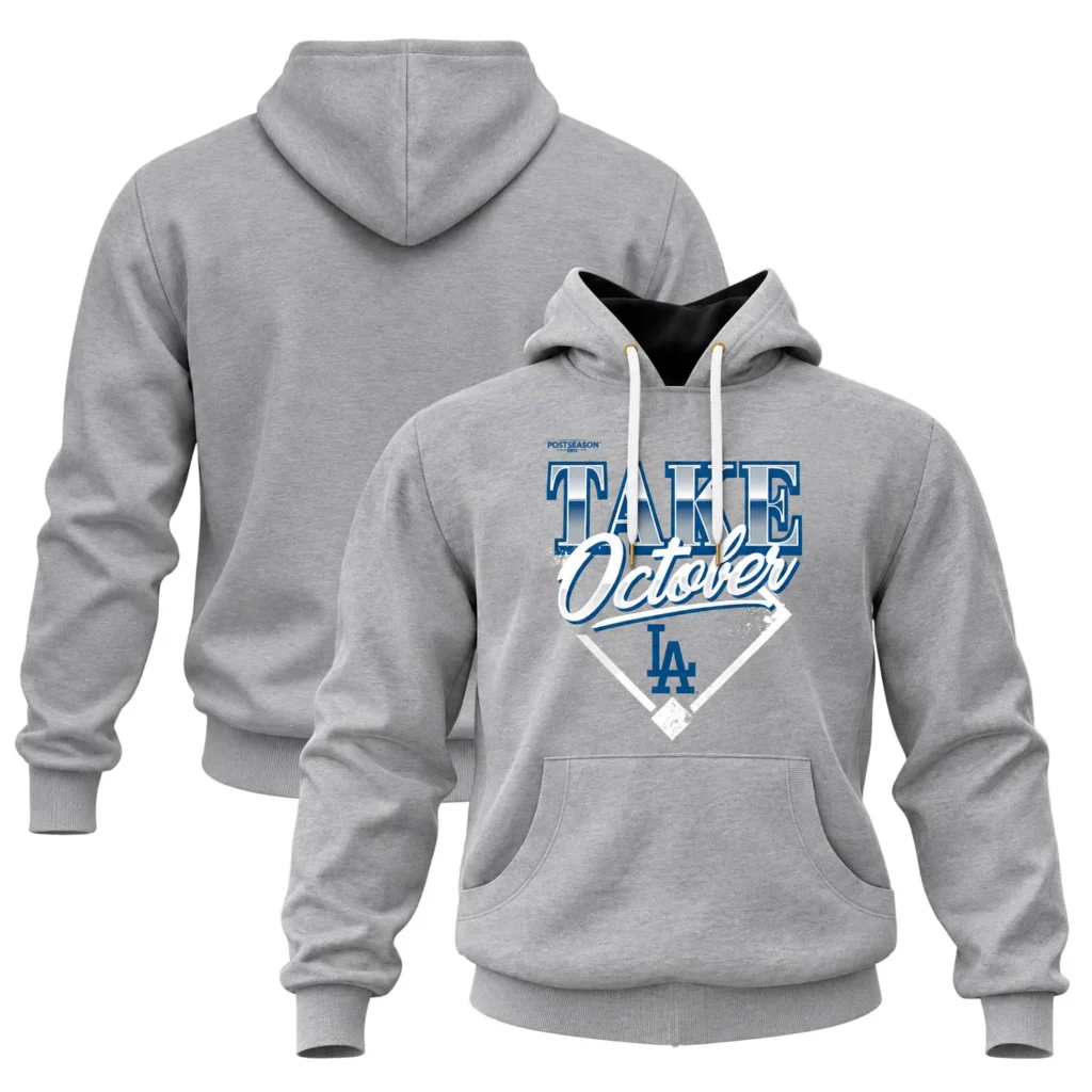 Los Angeles Dodgers 2026 Champions Hoodie – Elite Division Series Distressed Locker Room Take October