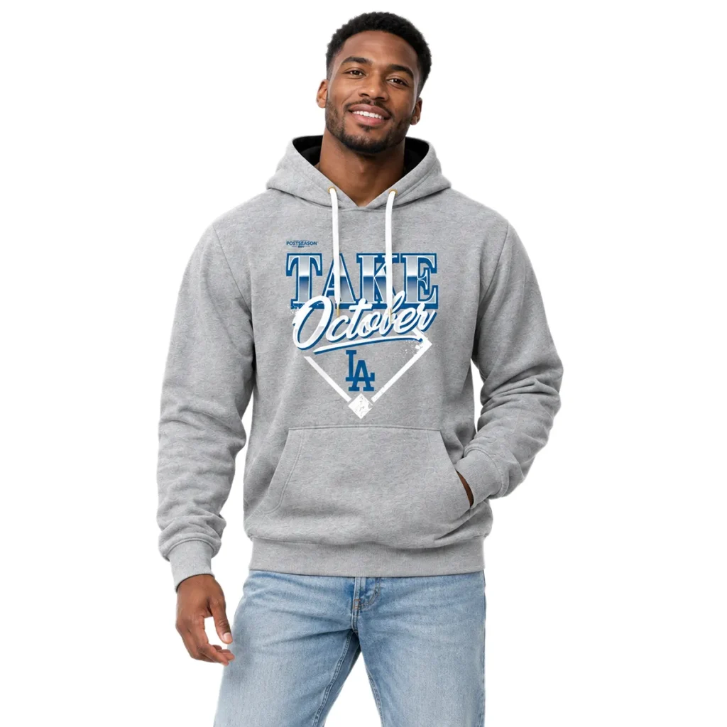 Los Angeles Dodgers 2026 Champions Hoodie – Elite Division Series Distressed Locker Room Take October
