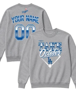 Los Angeles Dodgers 2026 Champions Sweatshirt Custom – Elite Division Series Distressed Locker Room Take October