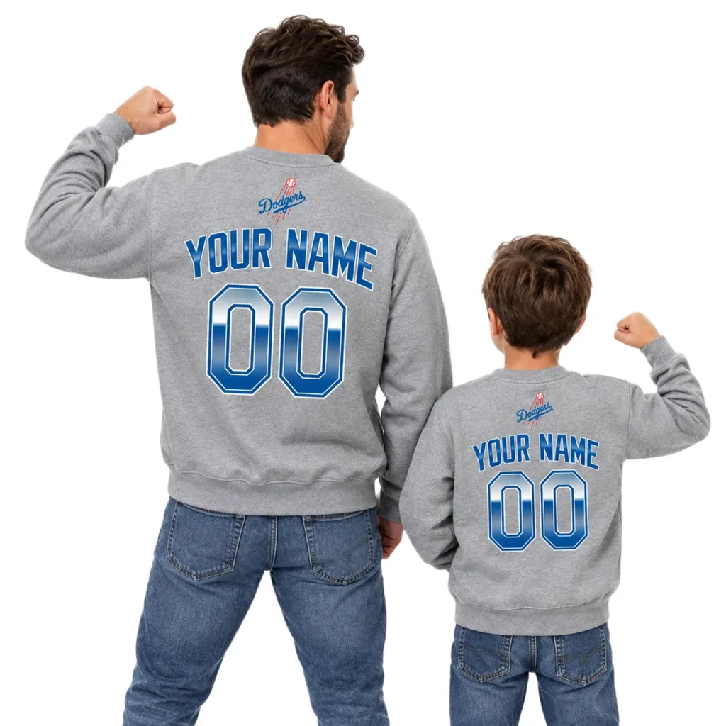 Los Angeles Dodgers 2026 Champions Sweatshirt Custom – Elite Division Series Distressed Locker Room Take October