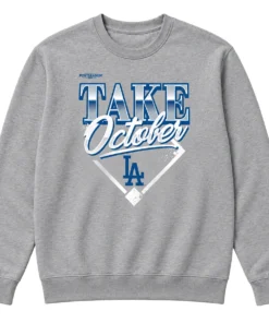 Los Angeles Dodgers 2026 Champions Sweatshirt Custom – Elite Division Series Distressed Locker Room Take October